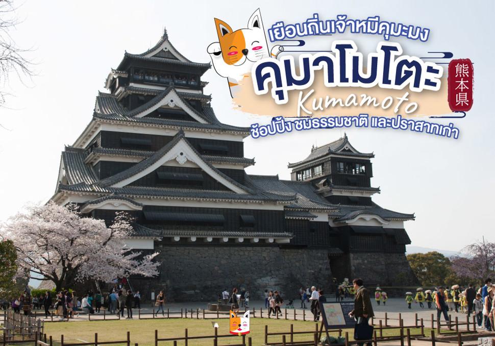 เที่ยว คุมาโมโตะ Kumamoto เยือนถิ่นเจ้าหมีคุมะมง ช้อปปิ้ง ชมธรรมชาติ และปราสาทเก่า