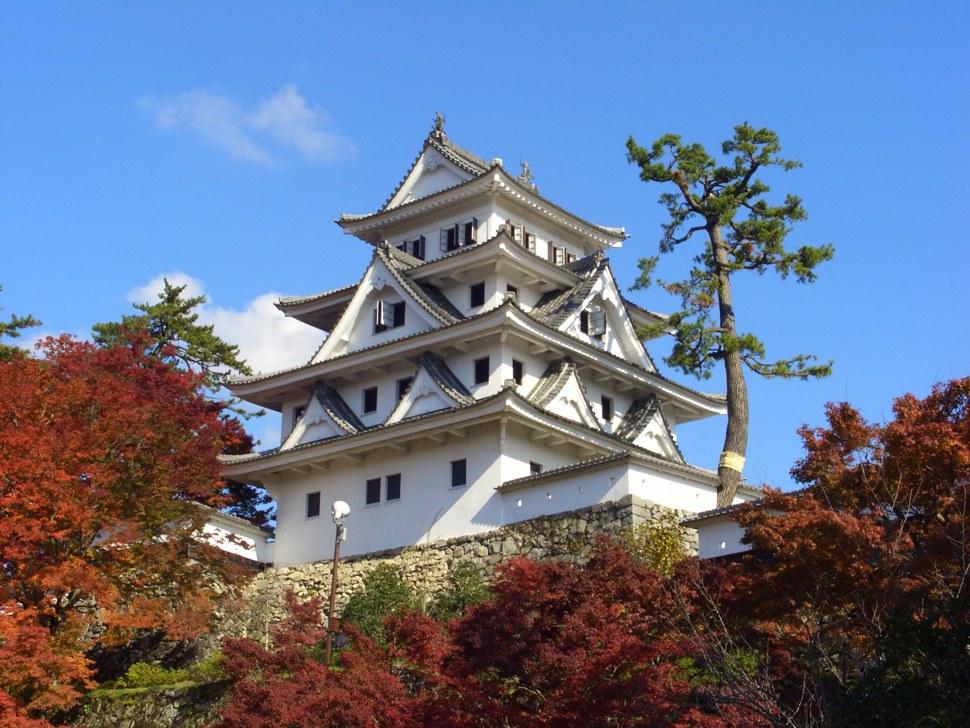 Photo from : en.m.wikipedia.org/wiki/File:Gujo_hachiman_castle_in_autumn.jpg