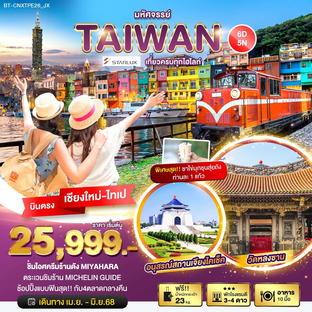 มหัศจรรย์... TAIWAN เที่ยวครบทุกไฮไลท์ ชิมไอติม ชิมชาไข่มุก