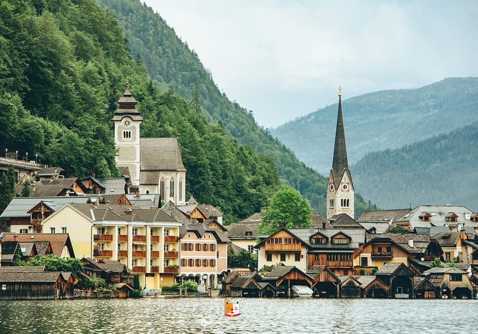ฮัลล์สตัทท์ Hallstatt อัญมณีแห่งออสเตรีย วิวทะเลสาบสุดโรแมนติก