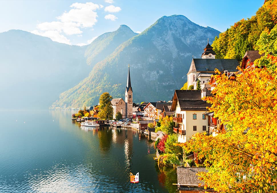 ฮัลล์สตัทท์ Hallstatt อัญมณีแห่งออสเตรีย วิวทะเลสาบสุดโรแมนติก